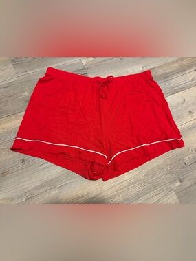 Auden sleeping shorts XXL red new with tags